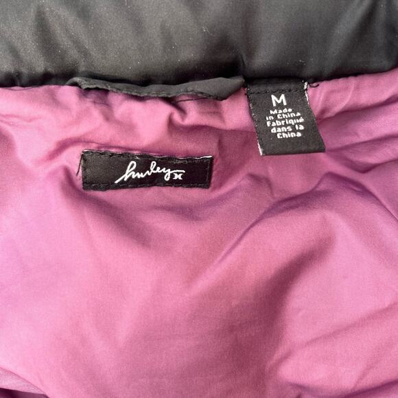 Hurley Vintage Y2K Retro Puffer Down Filled Snowboard Ski Insulated Vest S/M - Picture 9 of 13